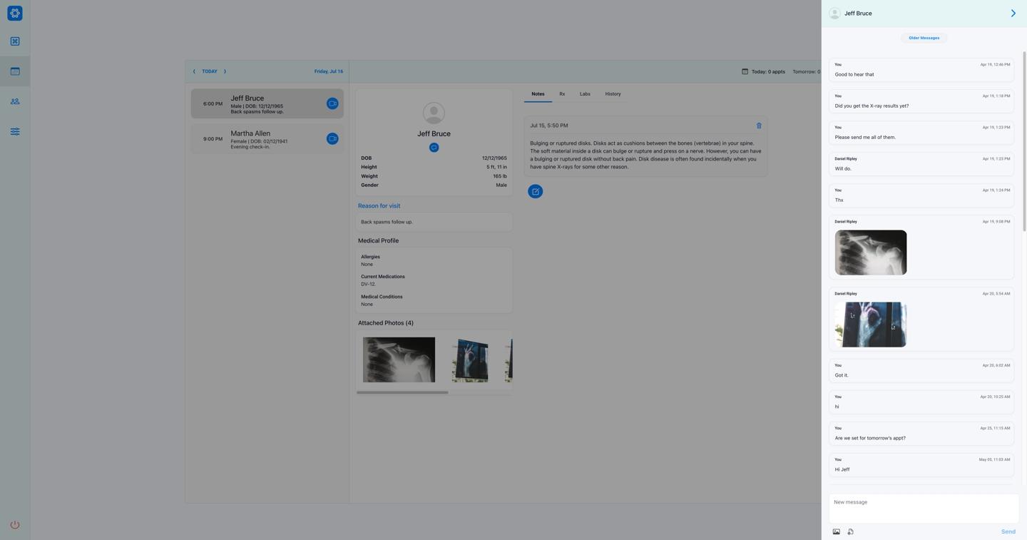 A gif showing instadr platform in action
